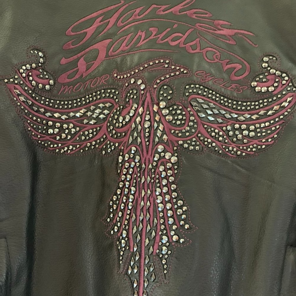 Harley Davidson Leather Jacket - STARWOOD -Women's Size Large  *Mint Condition*